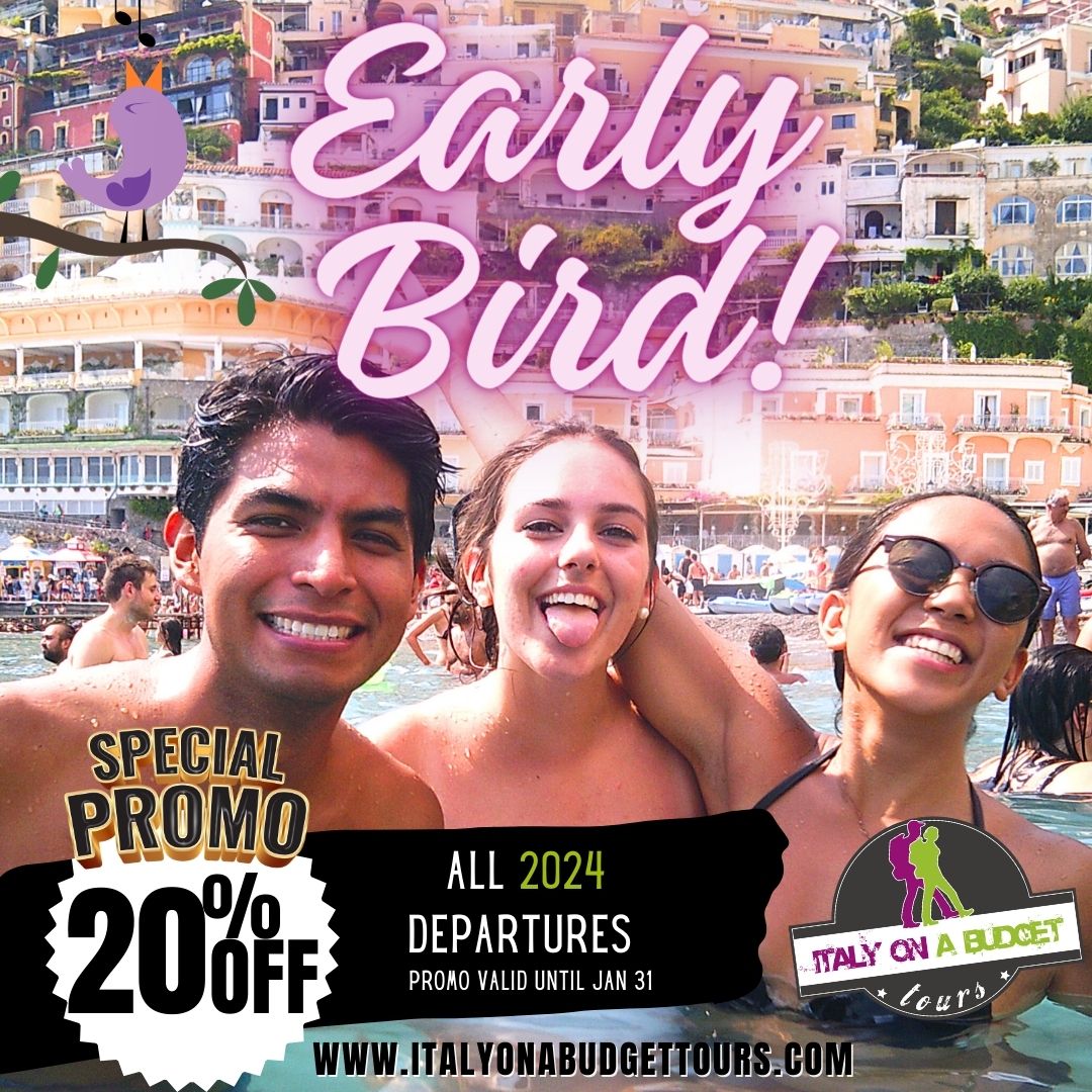 Save 20% on all 2024 departures and trips in Italy
